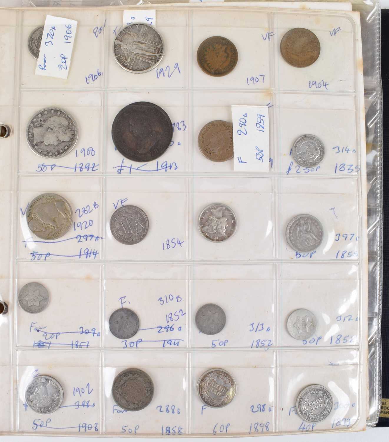 One album of mainly U.S. and other foreign coins dating back to George II. - Image 2 of 21