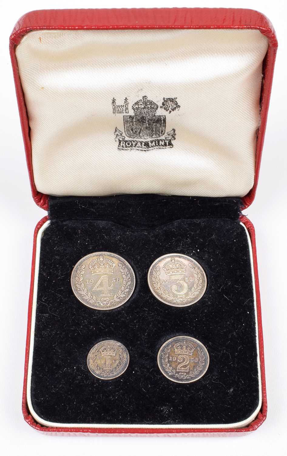 Queen Elizabeth II Maundy Set, 1956 Westminster.