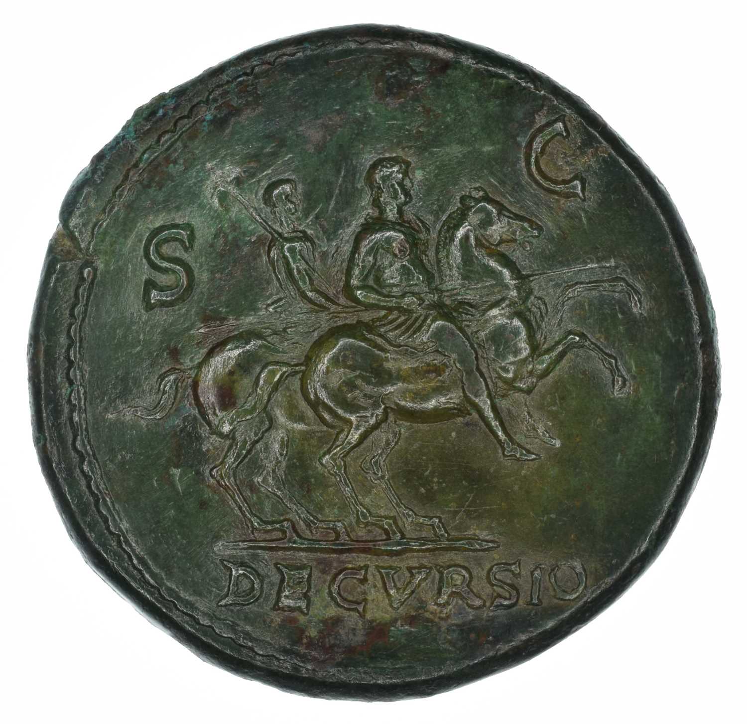 Nero Æ Sestertius. Lugdunum, circa AD 65. - Image 2 of 5