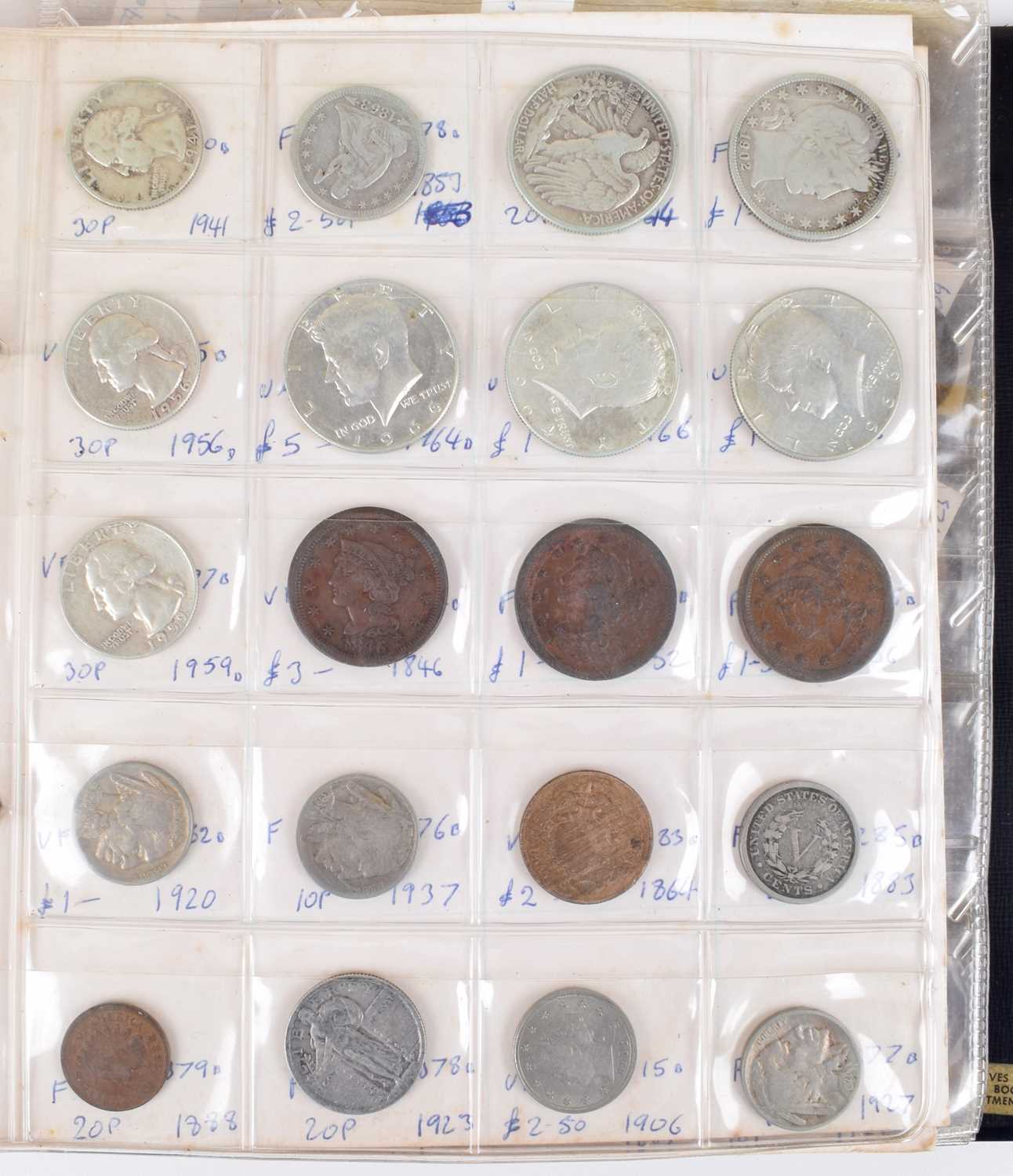 One album of mainly U.S. and other foreign coins dating back to George II. - Image 4 of 21