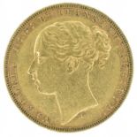 Queen Victoria, Sovereign, 1878, Melbourne Mint.