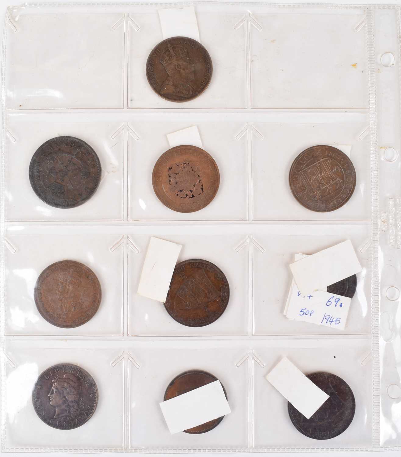 One album of mainly U.S. and other foreign coins dating back to George II. - Image 9 of 21