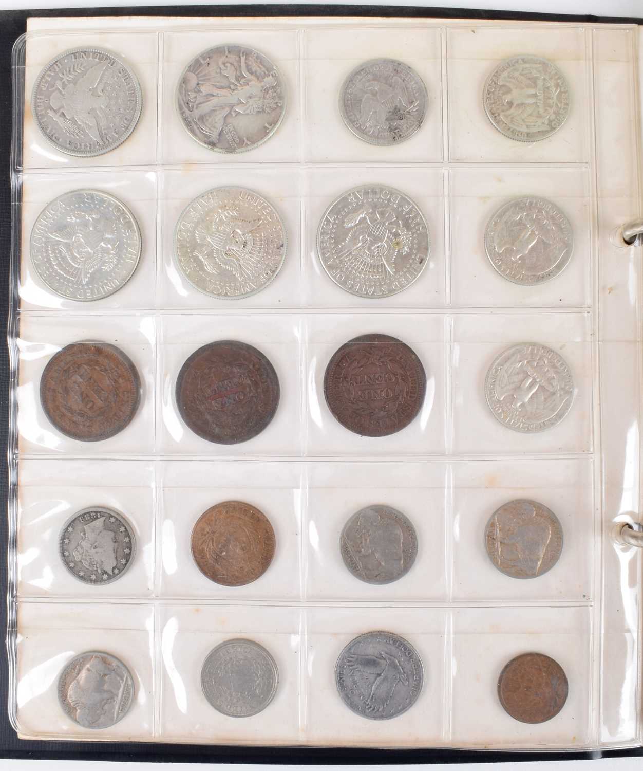 One album of mainly U.S. and other foreign coins dating back to George II. - Image 5 of 21