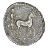 Sicily, Messana, silver tetradrachm.