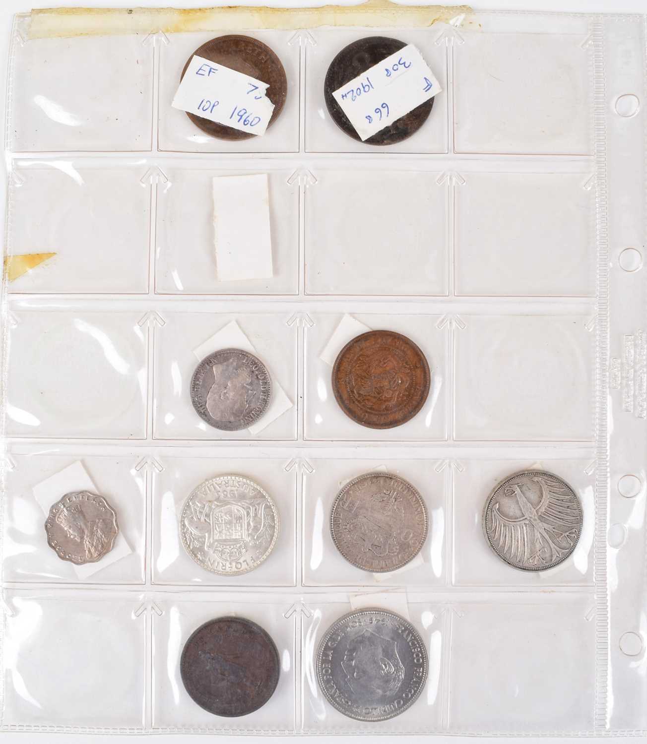 One album of mainly U.S. and other foreign coins dating back to George II. - Image 11 of 21