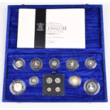 The Royal Mint United Kingdom Millennium Silver Collection.