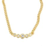 A Dior Rhinestone Necklace,