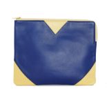 A Celine Bicolour Clutch Bag,