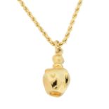 A Christian Dior Crown Pendant Necklace,