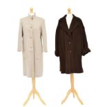 Two wool coats by MaxMara,