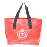 A Chanel CC Waterproof Large Tote Bag,