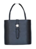 A Fendi black satin evening bag,