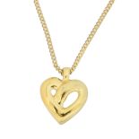 A Christian Dior Heart Necklace,