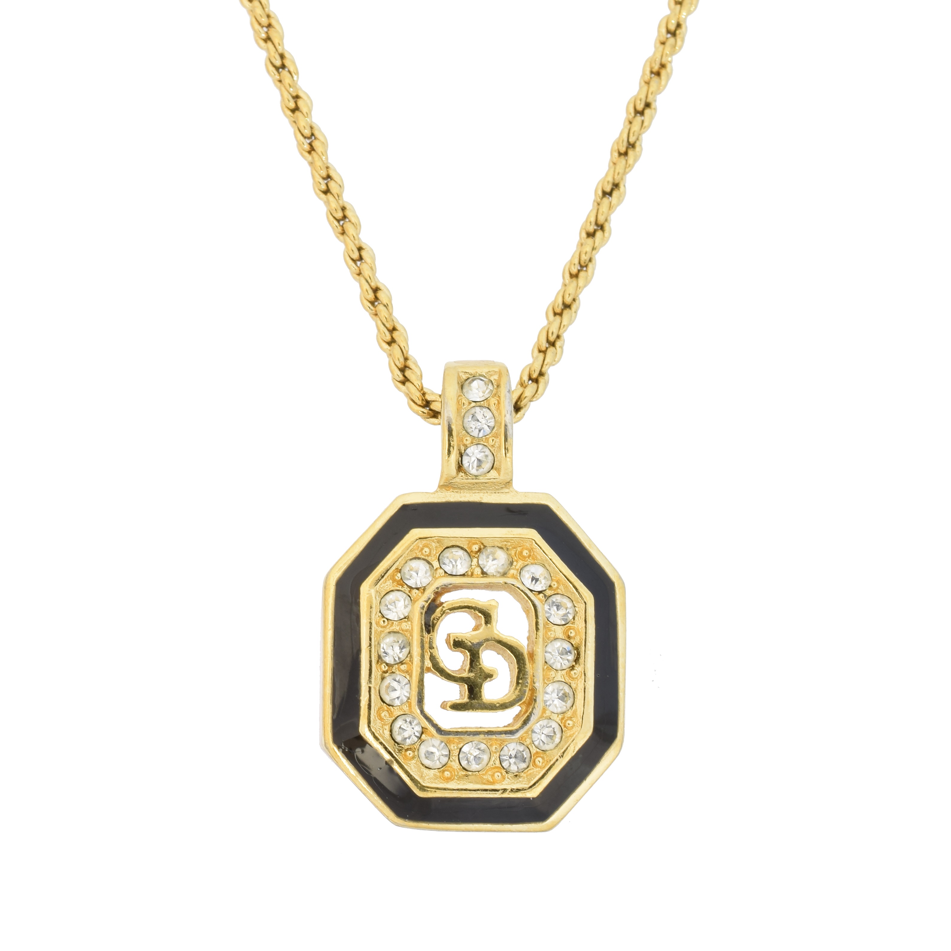 A Christian Dior Logo Pendant,