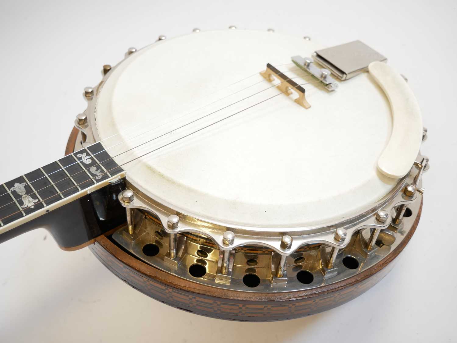 Clifford Essex paragon tenor banjo, - Image 7 of 22
