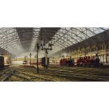 § Robert K. Calvert (British 20th century) "Birmingham New Street Station"