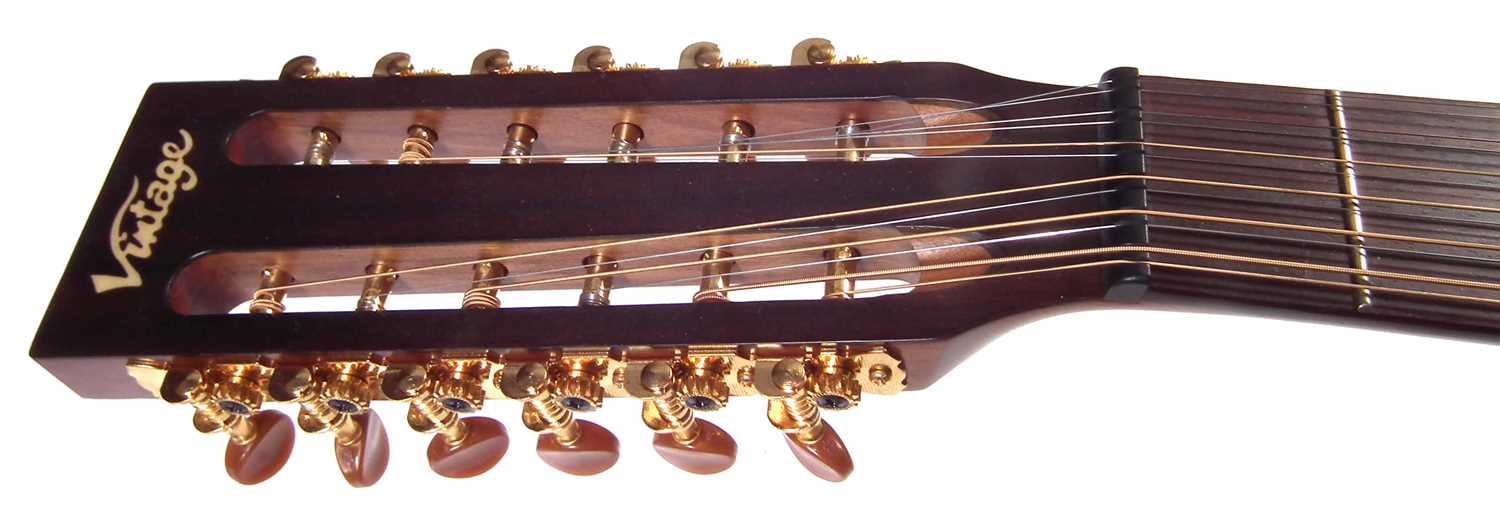 Vintage Paul Brett twelve-string guitar - Image 6 of 7