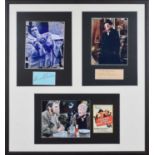 Steptoe & Son framed signatures Harry H. Corbett, Wilfred Brambell, Ray Galton and Alan Simpson