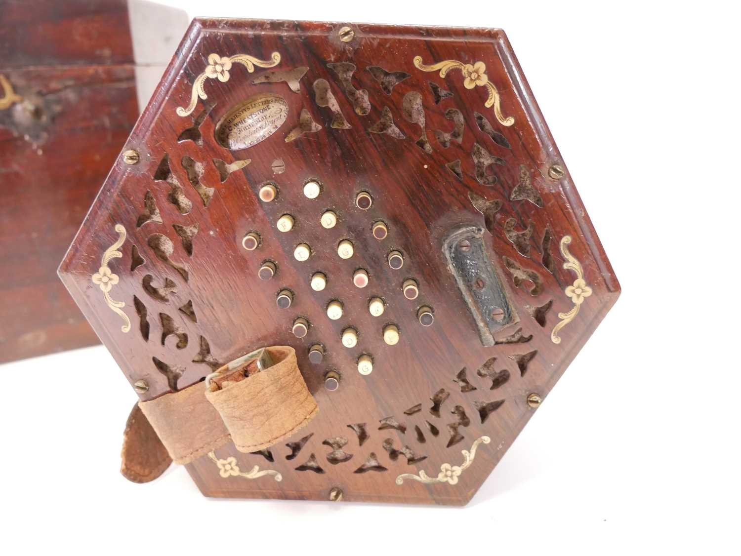 Wheatstone 48 key concertina - Image 2 of 11