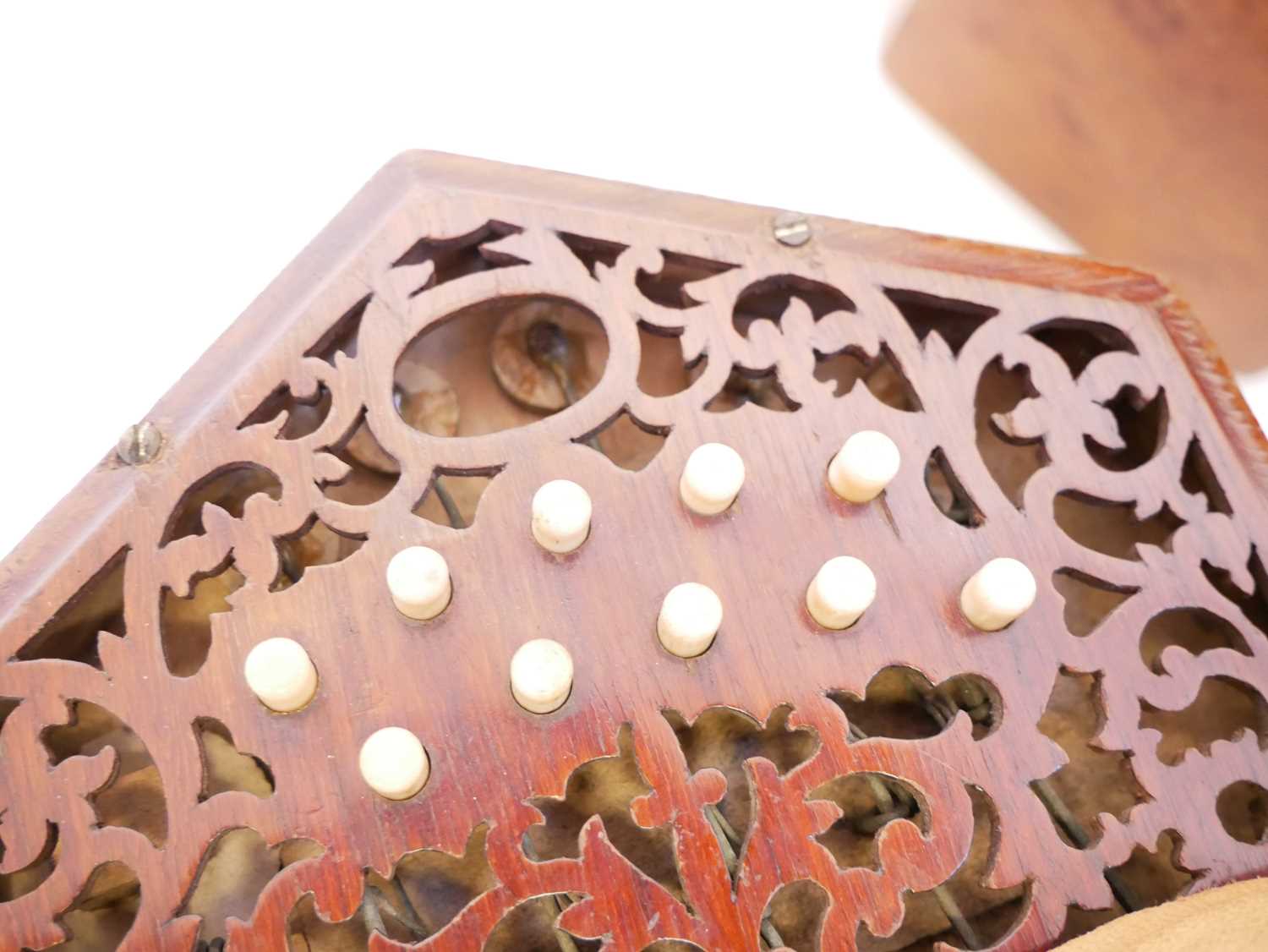 Lachenal 21 key concertina - Image 4 of 11