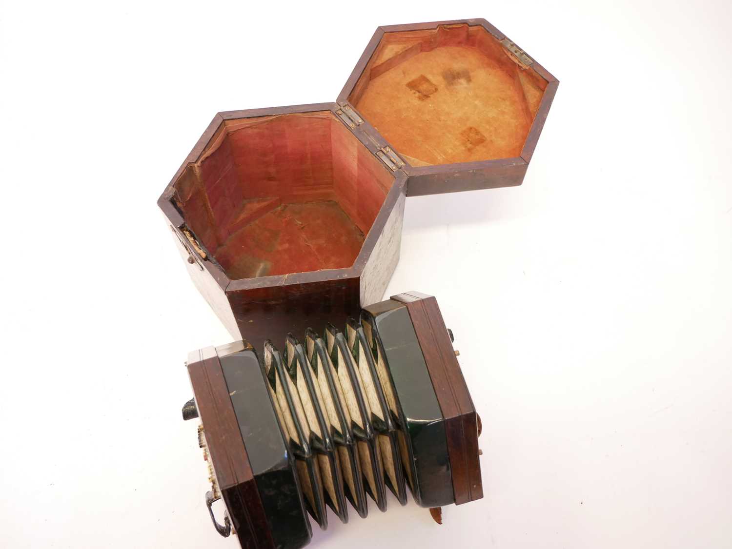 Wheatstone 48 key concertina - Image 10 of 11