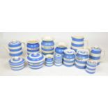 13 Pieces of T.G. Green & Co Cornishware Pottery