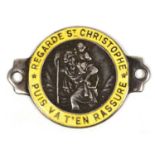 St Christopher dashboard plaque Turner & Simpson Birmingham