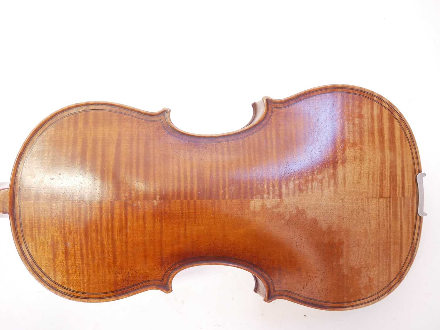 Maggini style 4/4 violin in case with two bows - Image 5 of 12