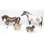 4 Beswick Equine Figures