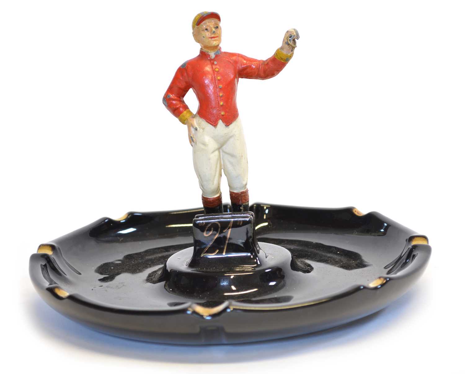 21 Club Jockey Cigar Ashtray