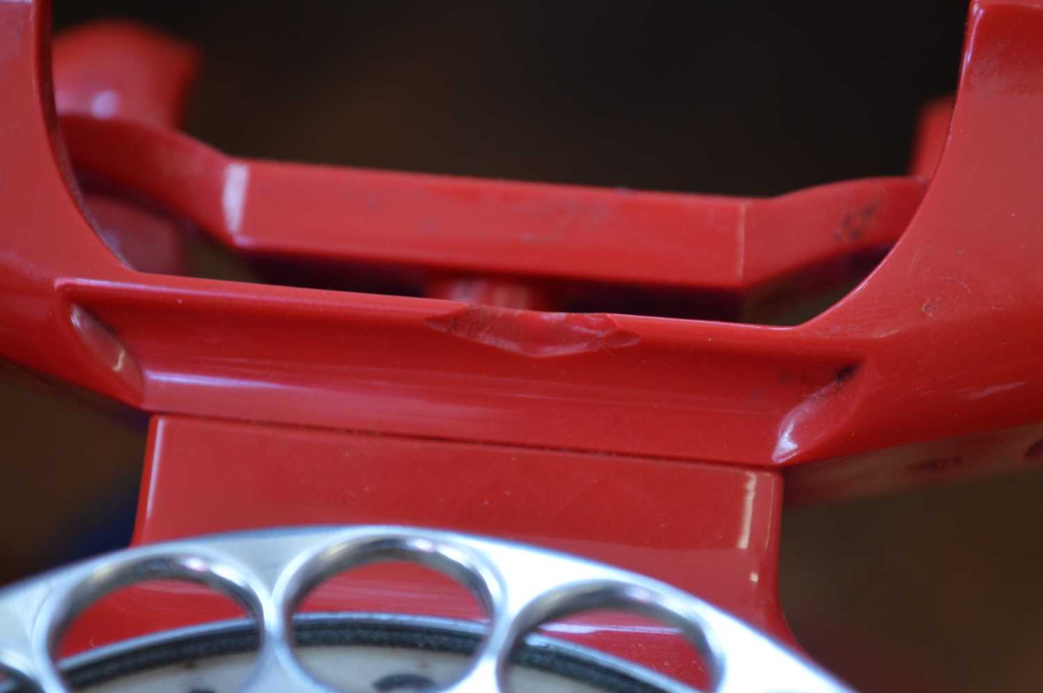 Model 232 red bakelite telephone - Image 11 of 11