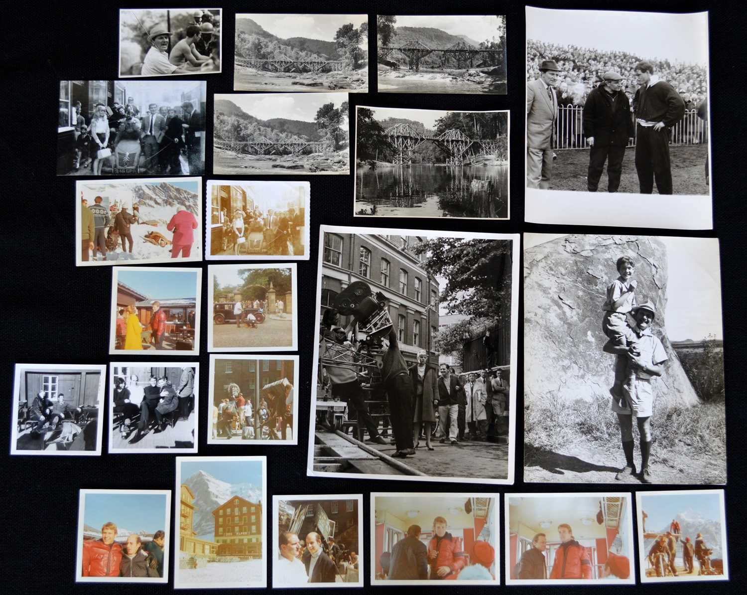 Behind the scenes photographs and postcards from legendary films of the 50's and 60's