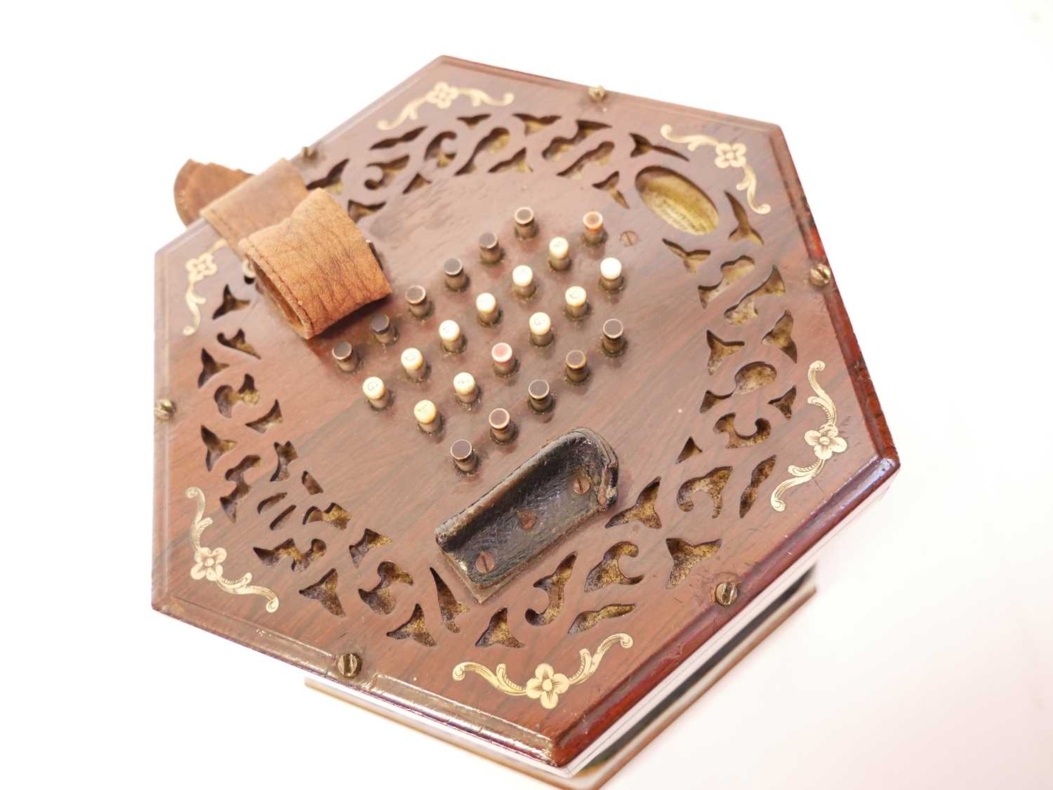 Wheatstone 48 key concertina - Image 3 of 11