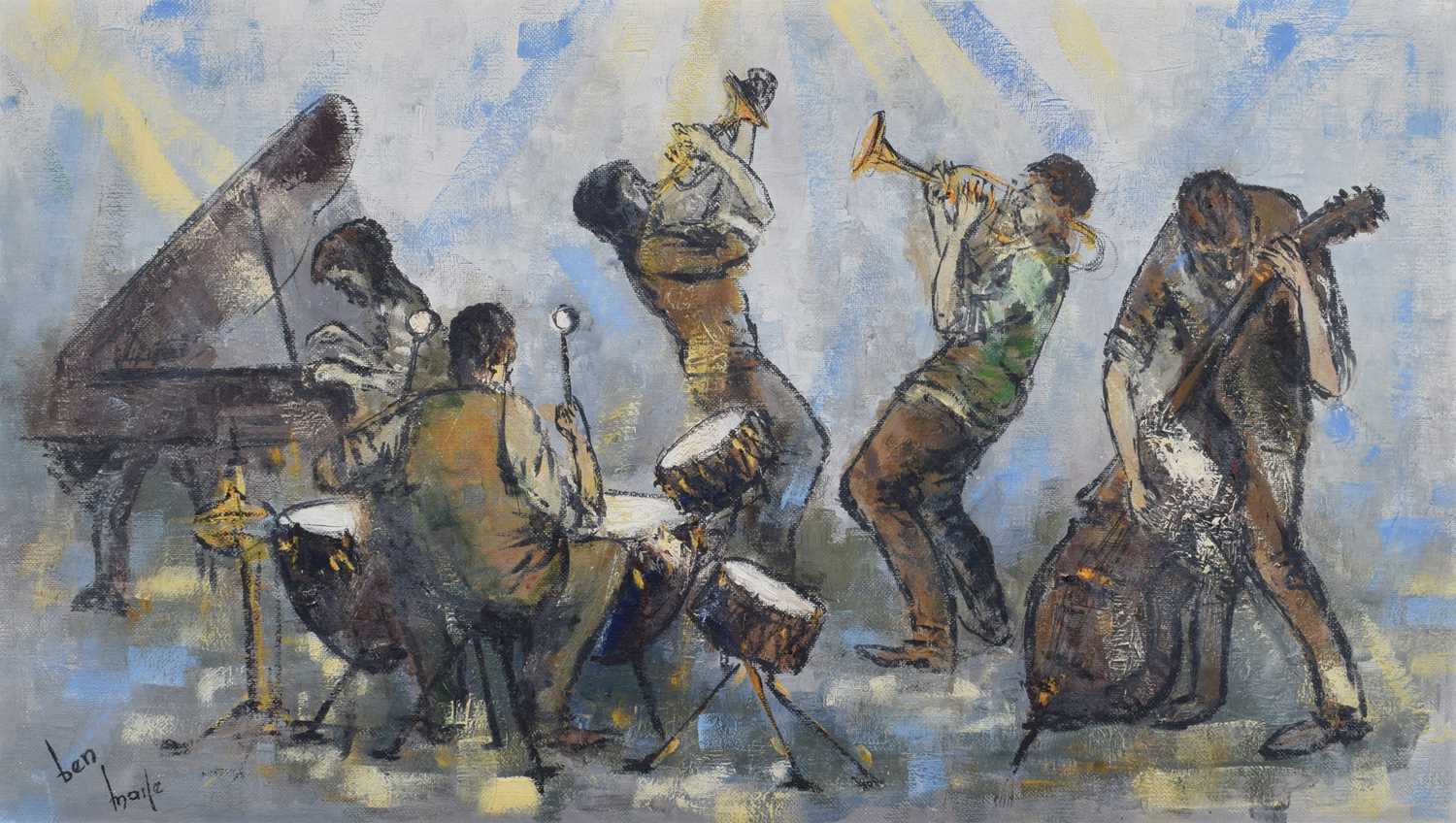 § Ben Maile (British 1922-2017) "The Jazz Band"