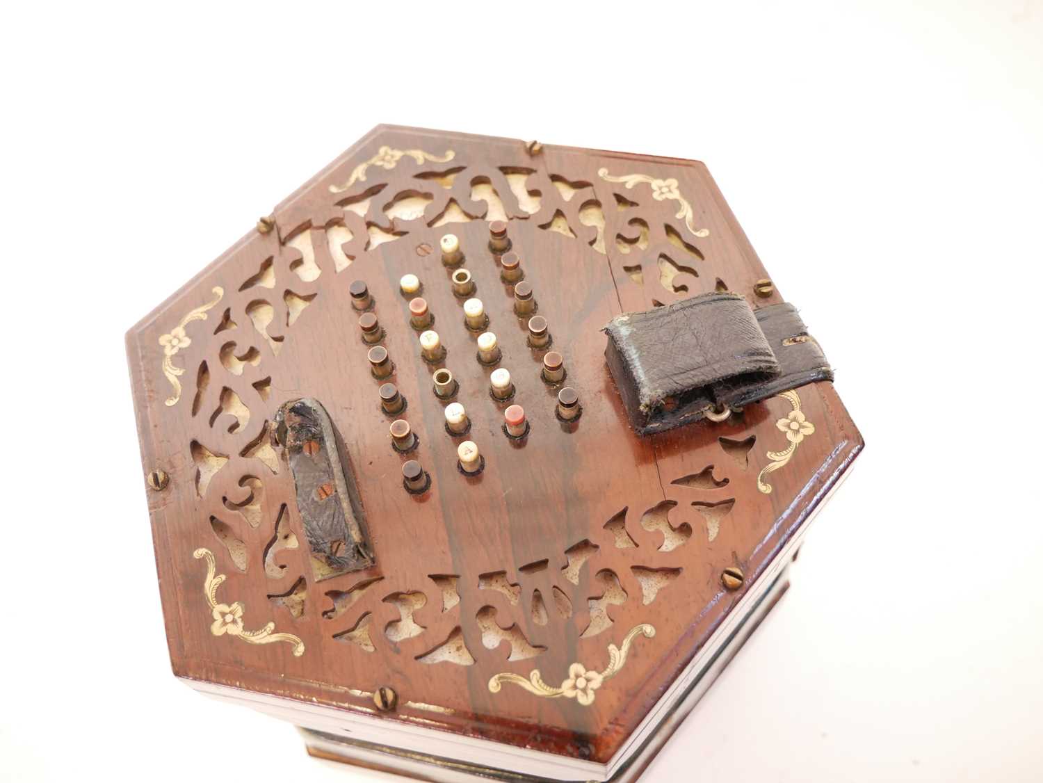Wheatstone 48 key concertina - Image 4 of 11