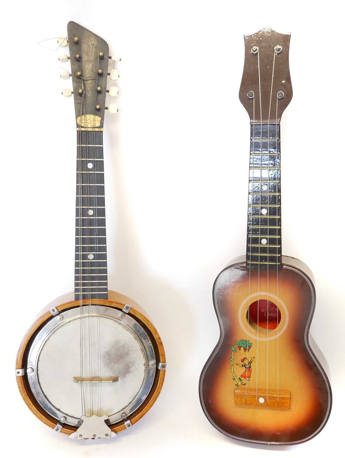 Fitzroy mando banjo and a ukulele