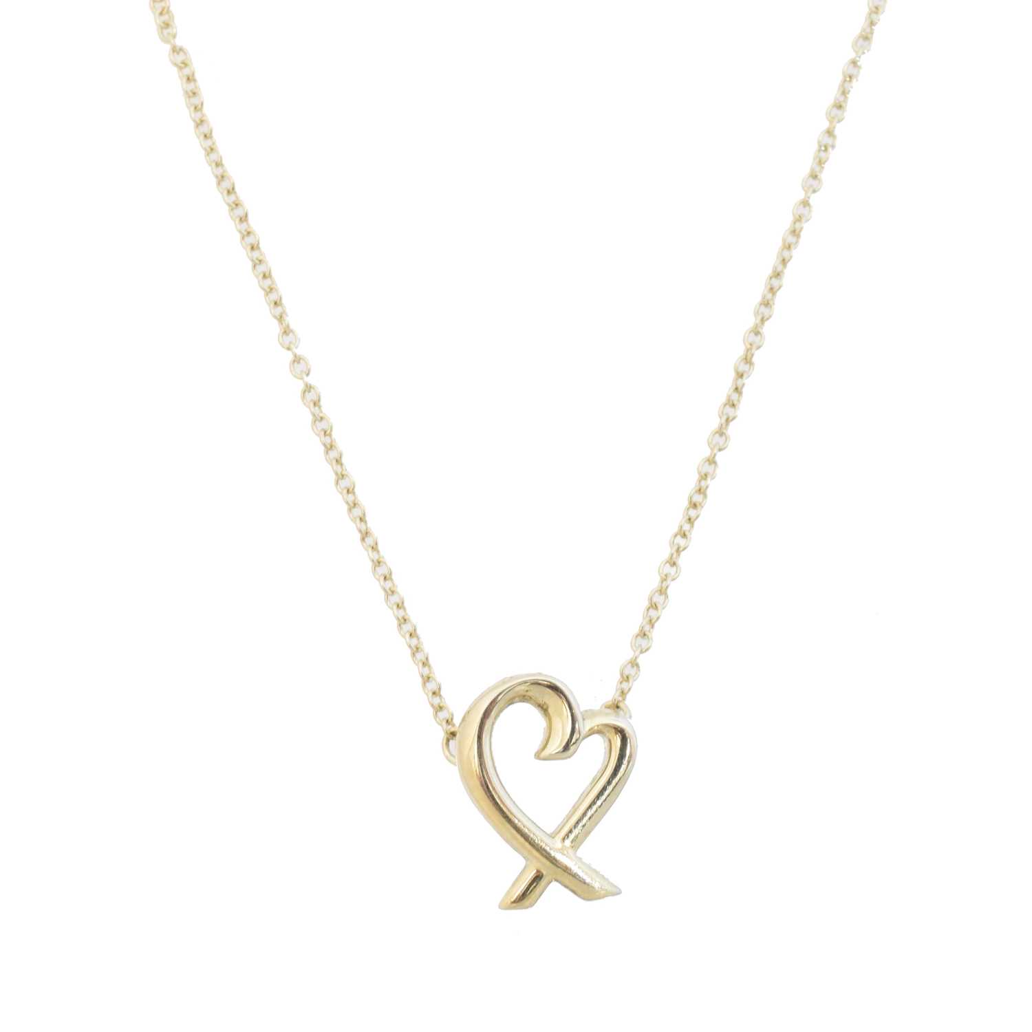 A 'Loving Heart' necklace by Paloma Picasso for Tiffany & Co.,