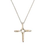 An 'Infinity Cross' pendant by Elsa Peretti for Tiffany & Co.,