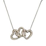 A Tiffany & Co. Triple Heart Necklace,