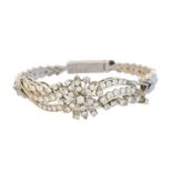 A diamond bracelet,