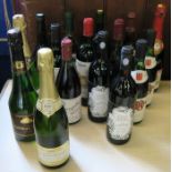 A collection of wine to include Mouton Cadet 1983, Chianti Classico 1979,  Chincon 1982, Chateau