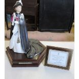 A Royal Worcester limited edition model, Elizabeth II, from Queen's Regnant of England, modelled