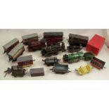 A Hornby O Gauge Clockwork Type 501 Locomotive & Tender in Maroon "LMS 5600", Hornby 0 gauge green