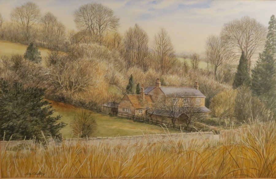 John Chalkley, watercolour, rural scene, 12.75ins x 20.5ins - Image 2 of 3