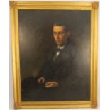 John "Jack" Davison, oil on canvas, portrait of his brother Thomas, 1919, 36ins x 28ins