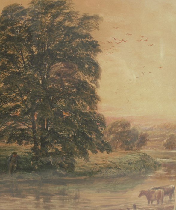 William Percy, watercolour, pastoral scene, 14ins x 12ins - Image 2 of 4
