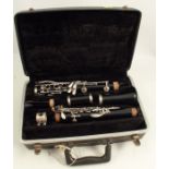 A Bach Series 1001 U.S.A clarinet, cased