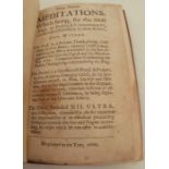 Withers', Private Meditations, 1666, re-bound