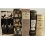 A collection of whisky, to include 'Classic Malts of Scotland' miniature set, Balvenie 12 year old ,