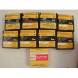 9 rolls of 16mm 100ft Kodak Eastman colour negative film, 7294, 7248, 7297 & 7292